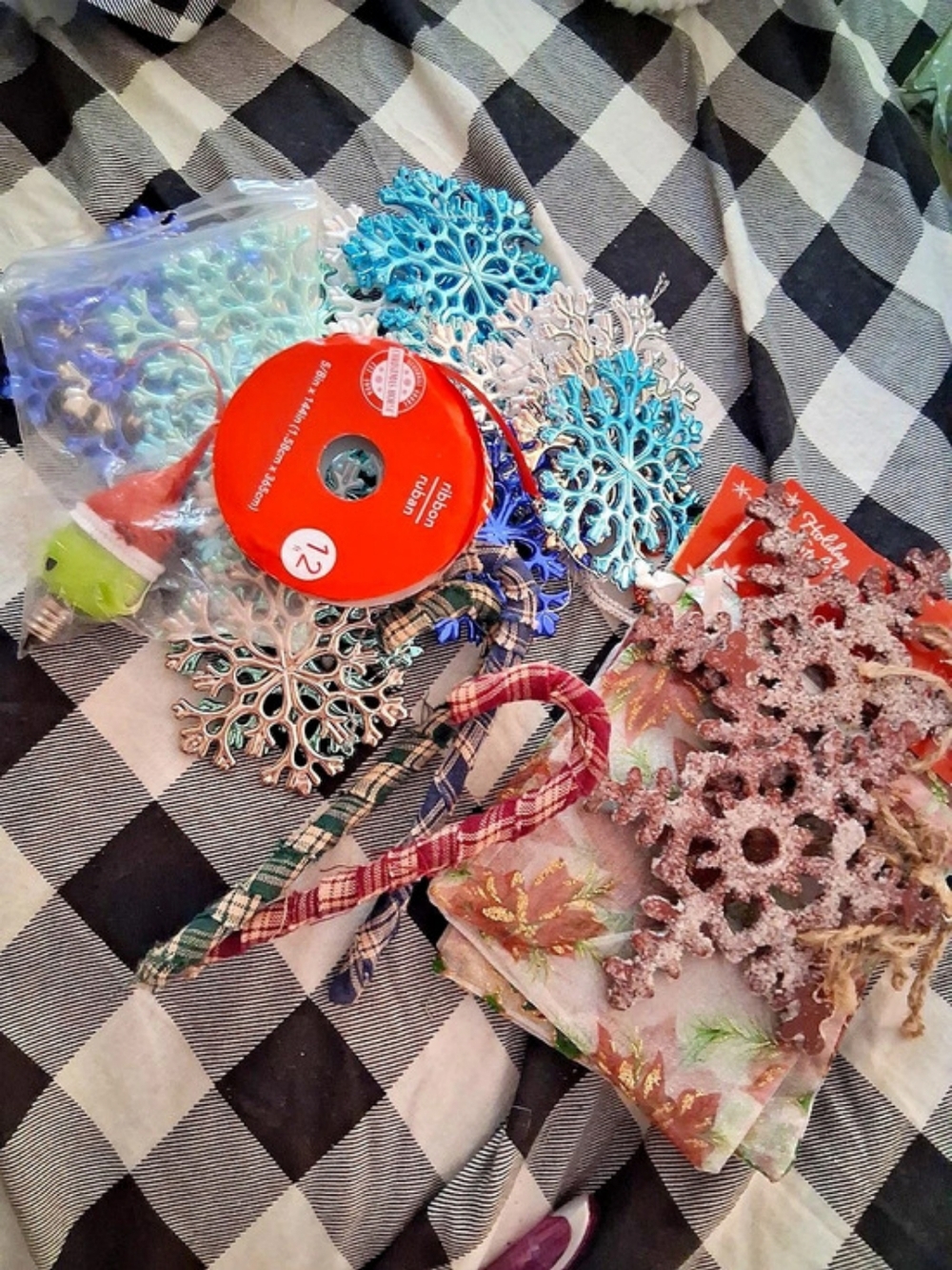 Holiday Decor Assortment Blue & Red NWT